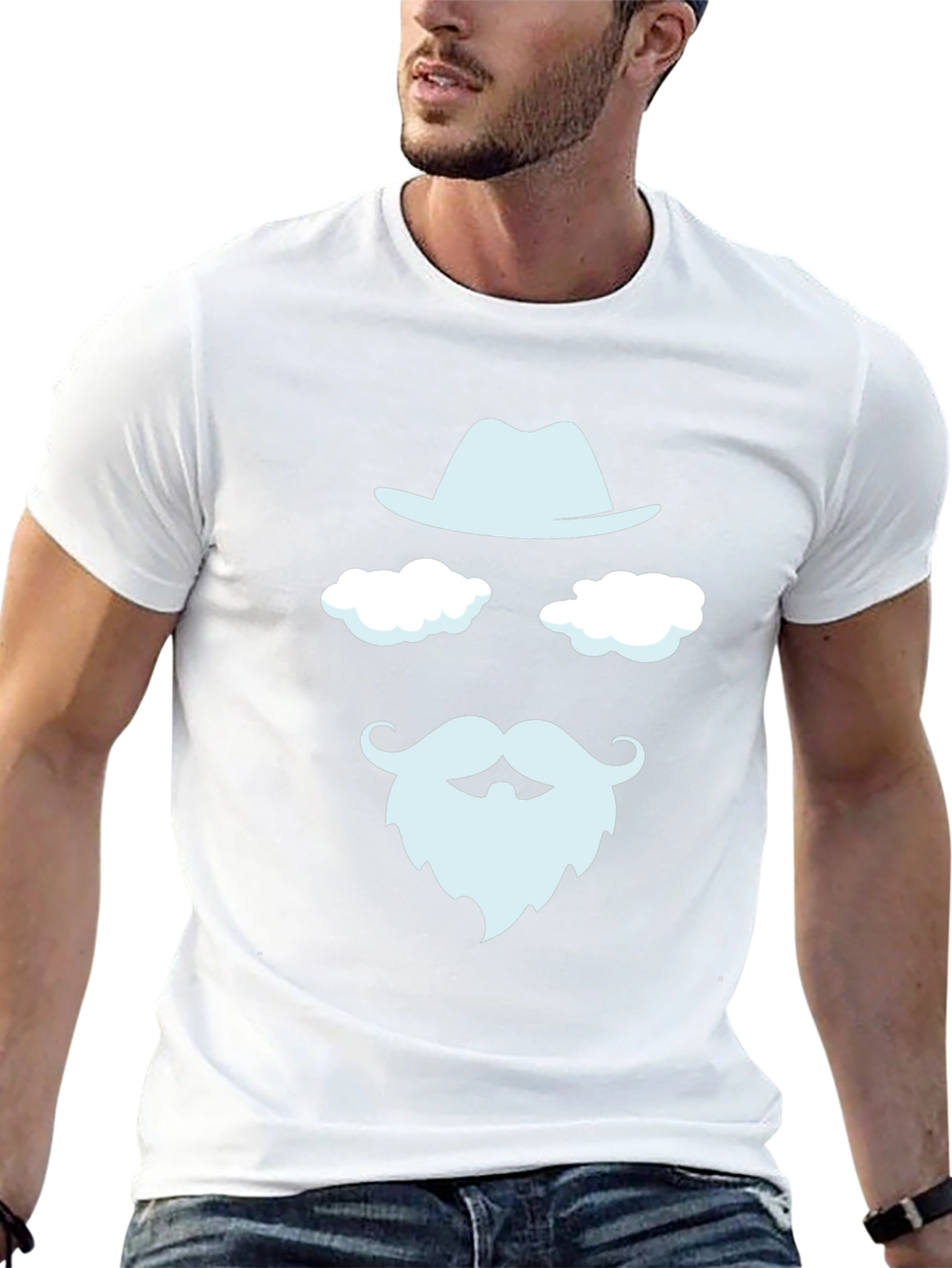 Funny Weather Beard Graphic Tee