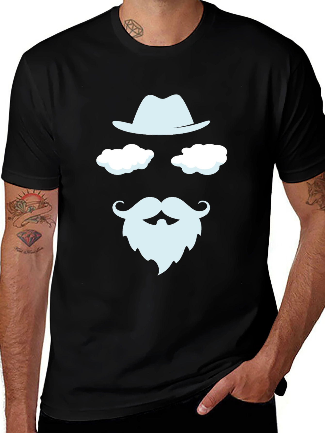 Funny Weather Beard Graphic Tee