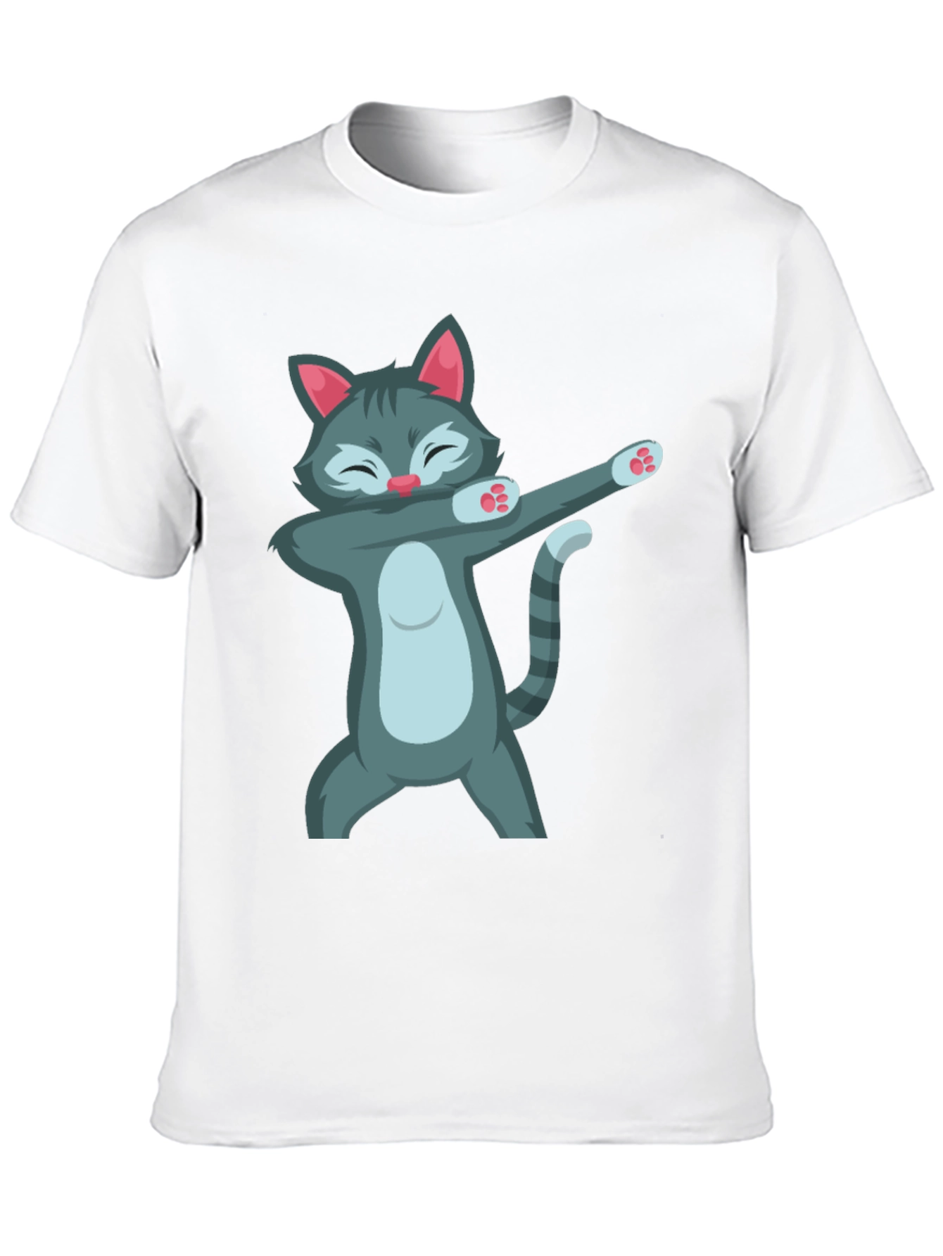 Dabbing Cat Graphic T-Shirt