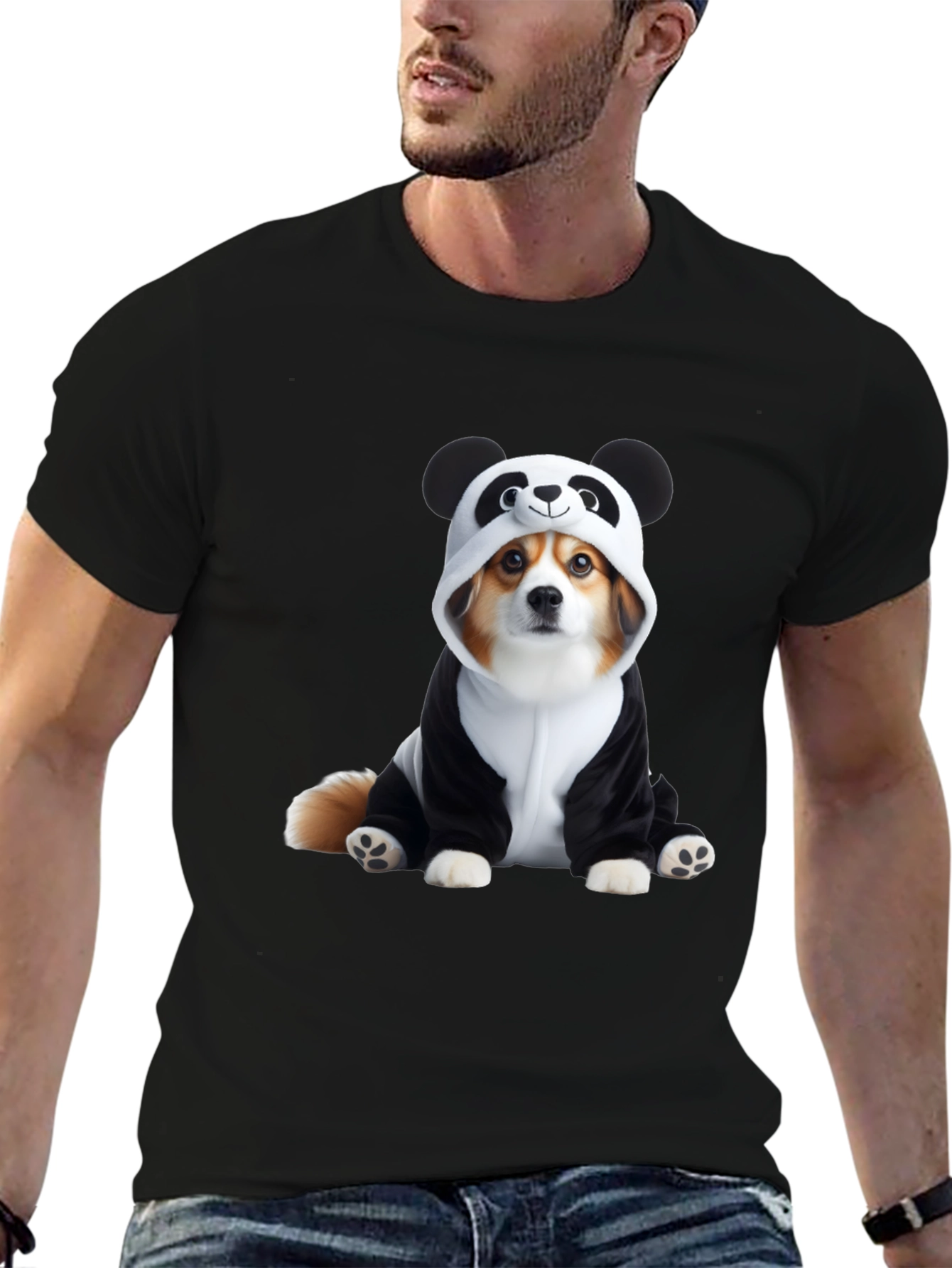 Dog Panda Costume T-Shirt