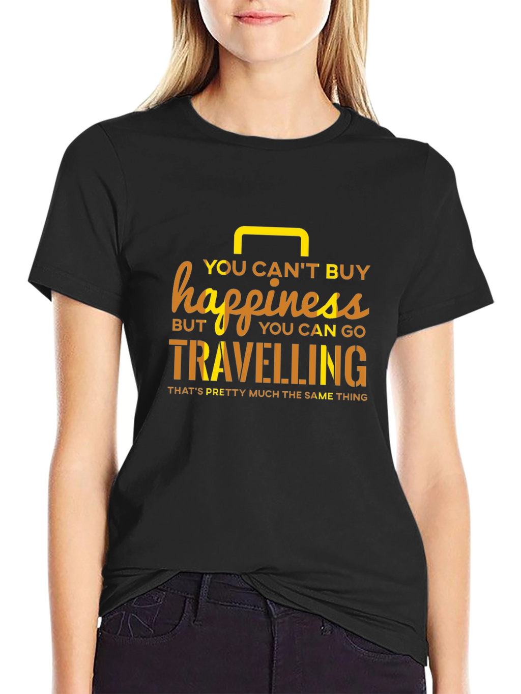 Travel Happiness Graphic Tee
