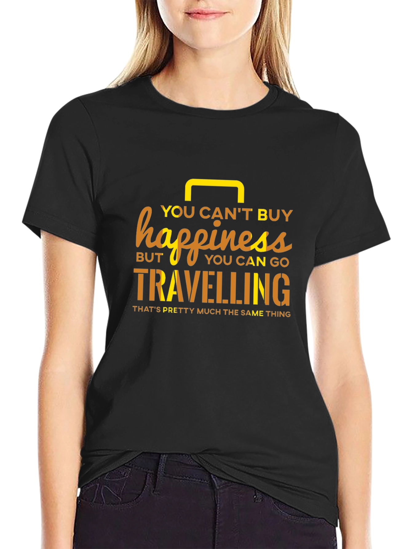 Travel Happiness Graphic Tee