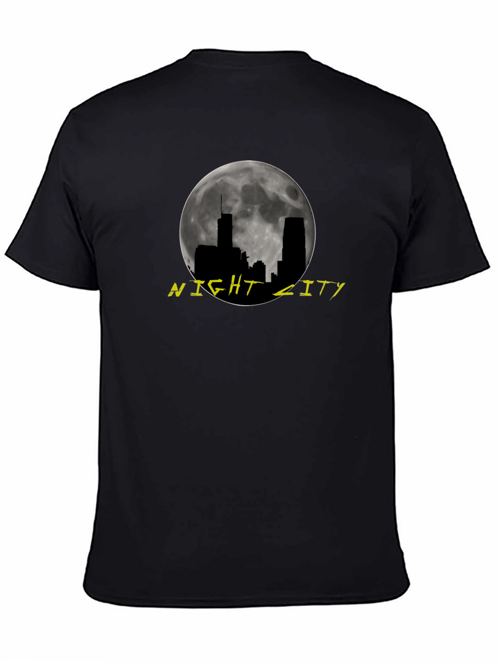Night City Graphic Tee - Mens Black T-Shirt