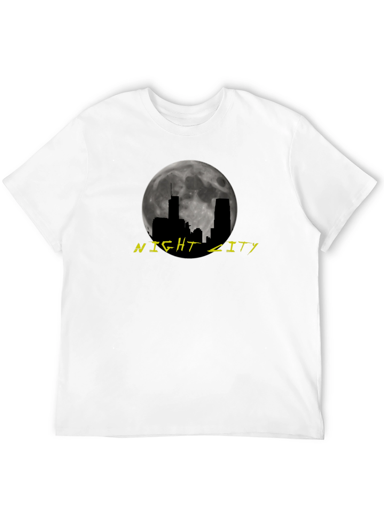 Night City Graphic Tee - Mens Black T-Shirt
