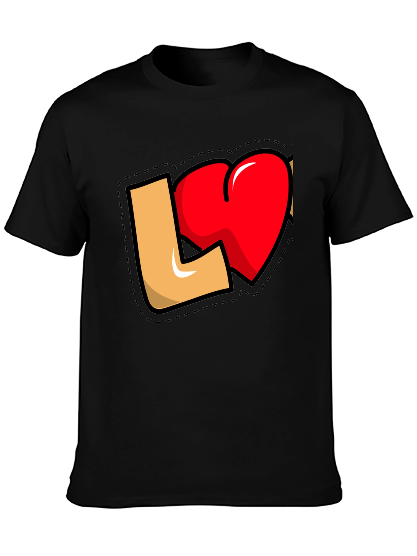 Love Graphic Black T-Shirt