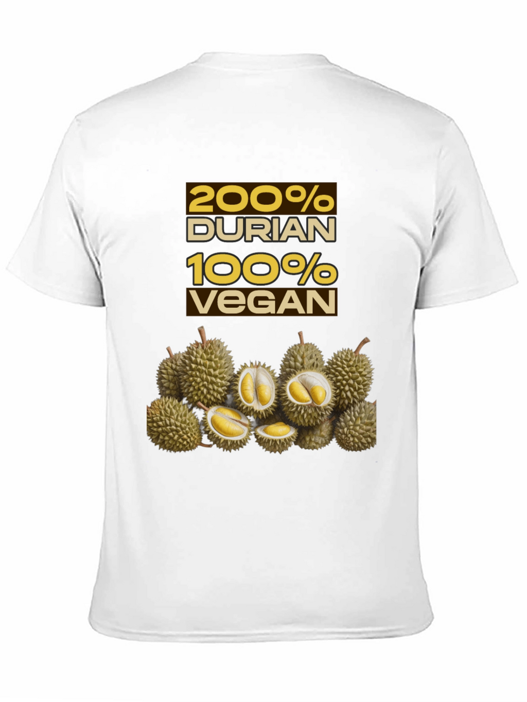 200% Durian 100% Vegan Graphic Tee