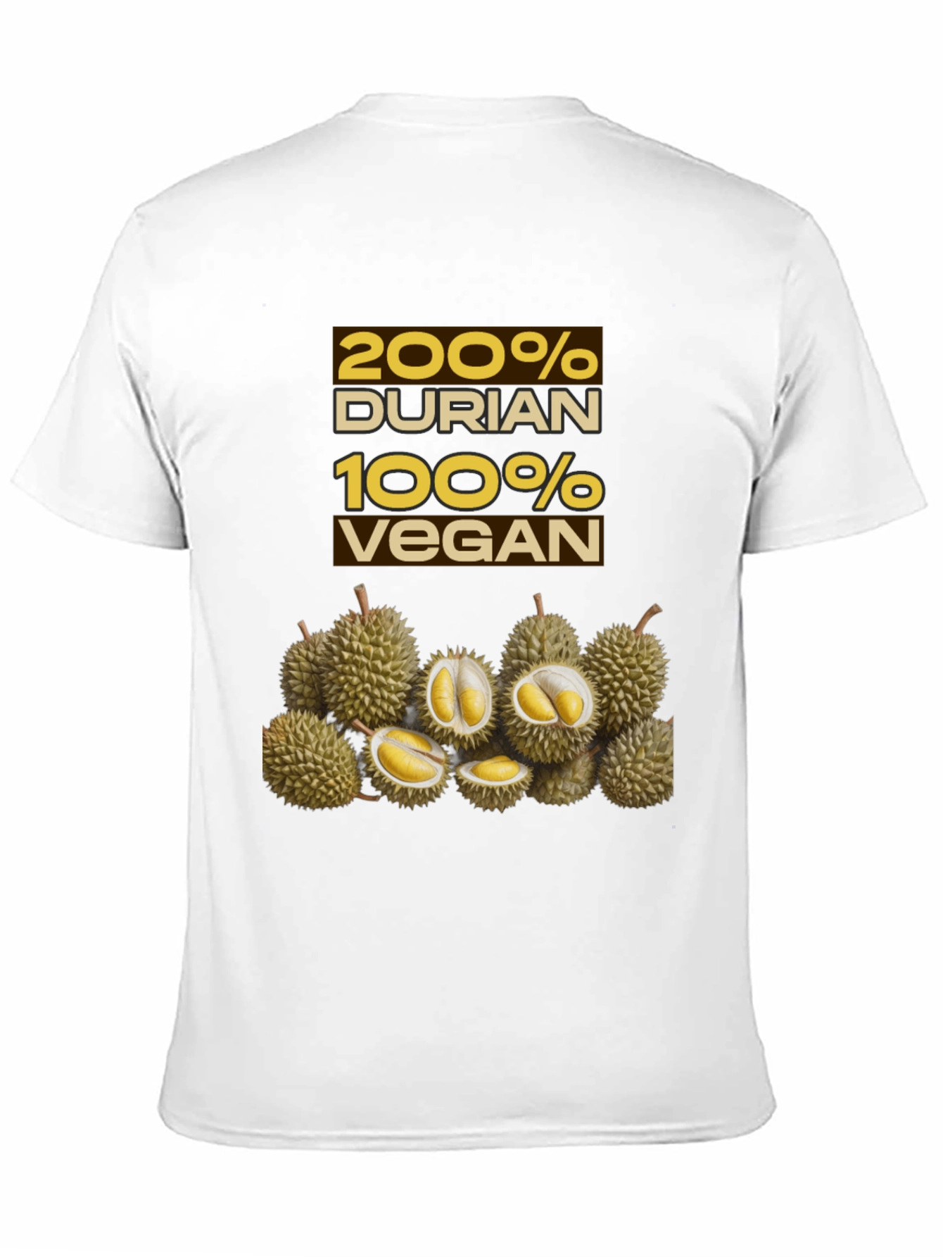 200% Durian 100% Vegan Graphic Tee