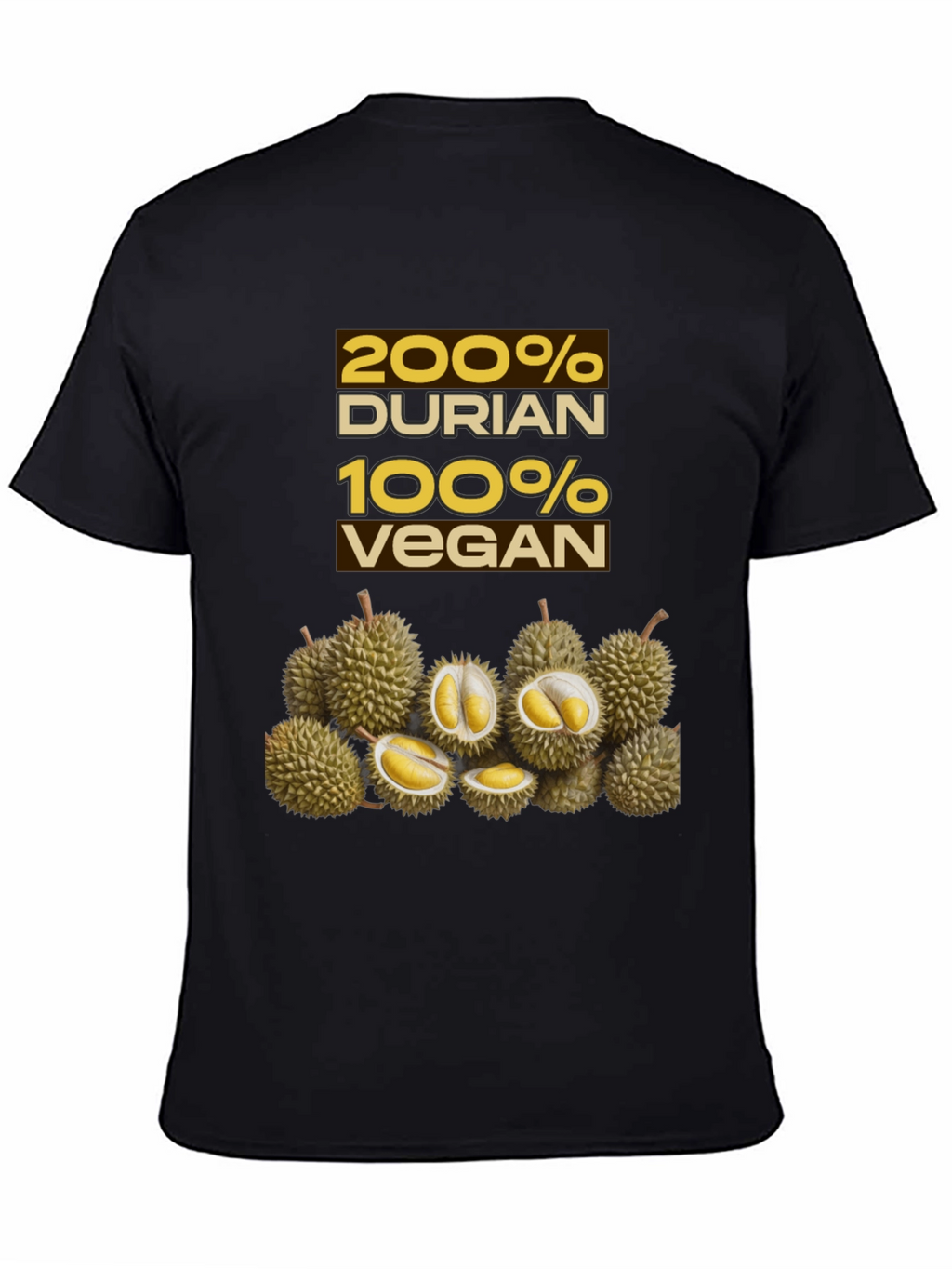 200% Durian 100% Vegan Graphic Tee