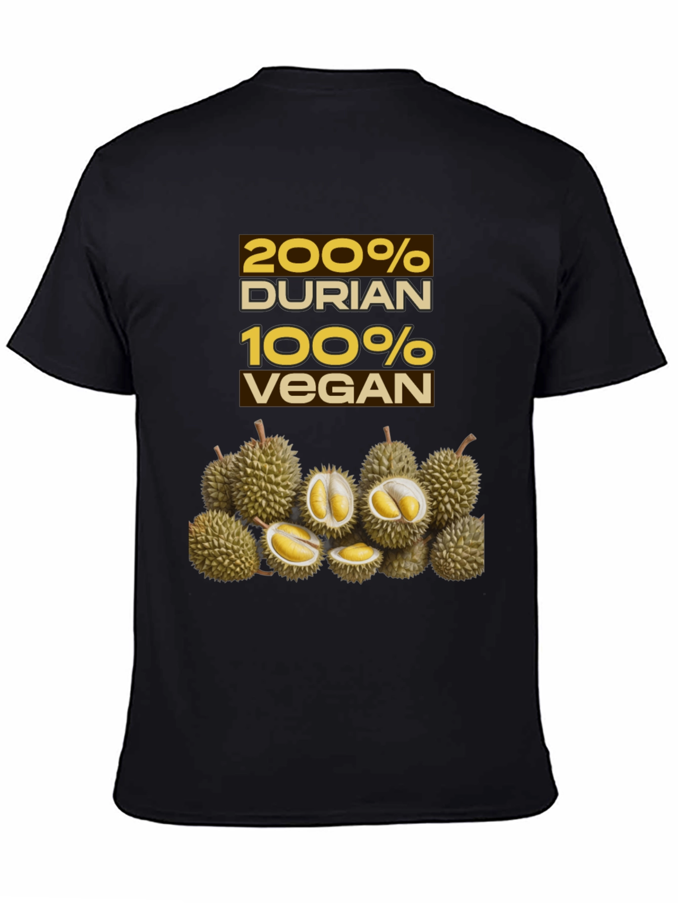 200% Durian 100% Vegan Graphic Tee