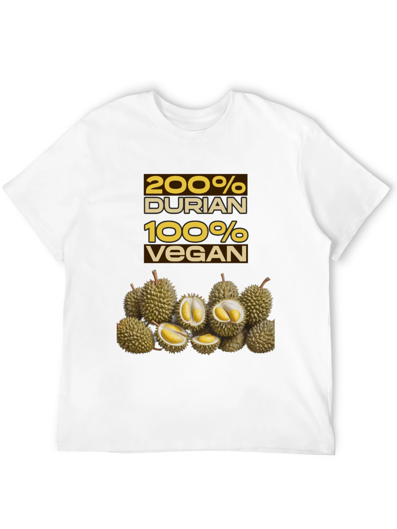 200% Durian 100% Vegan Graphic Tee