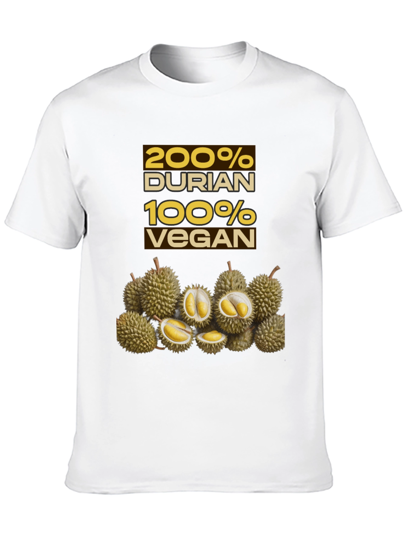200% Durian 100% Vegan Graphic Tee