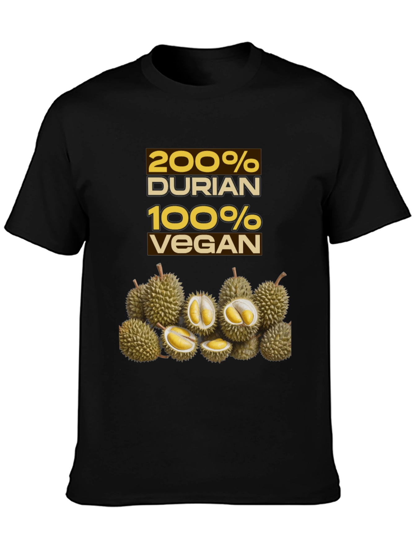 200% Durian 100% Vegan Graphic Tee