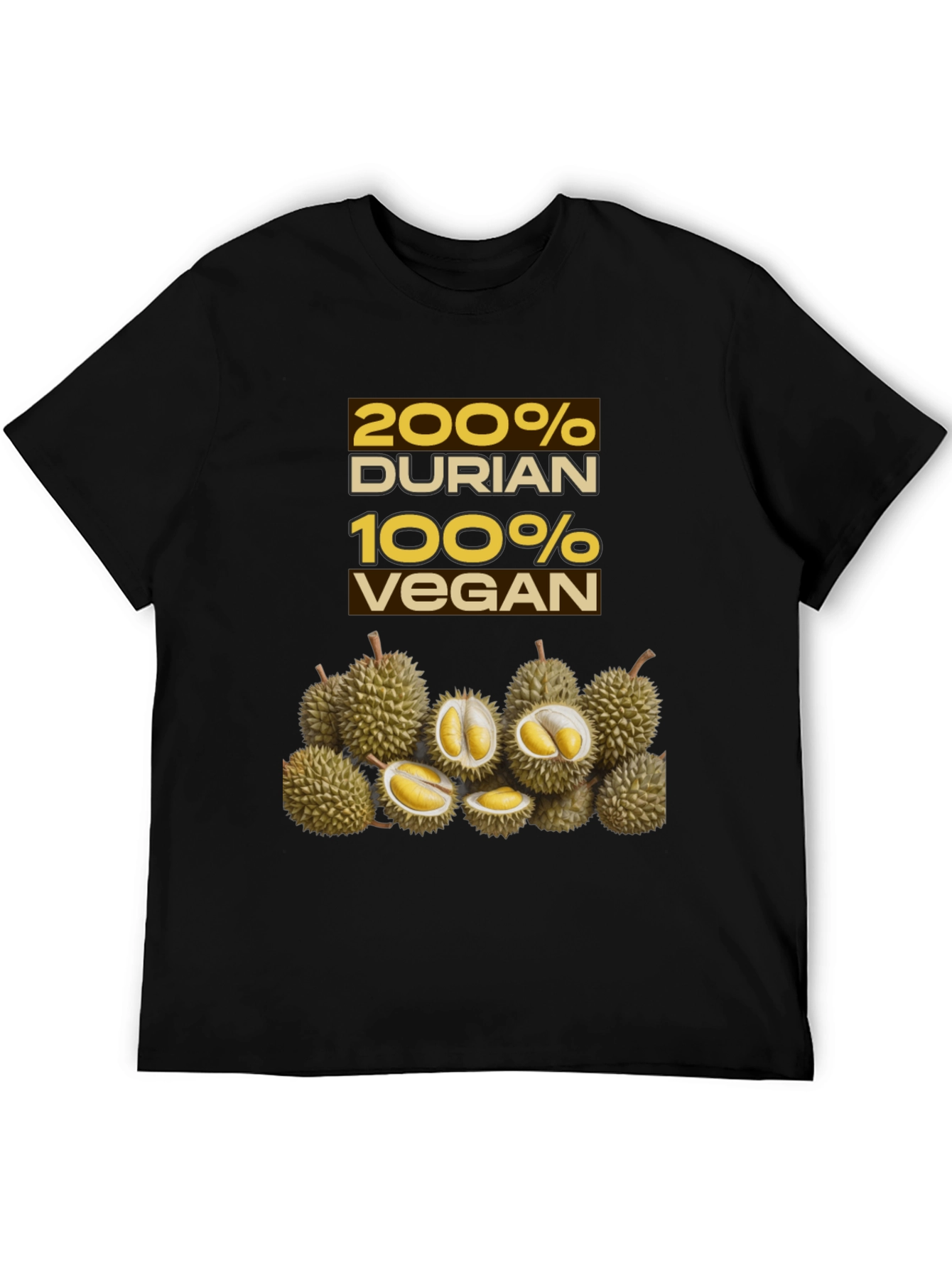 200% Durian 100% Vegan Graphic Tee