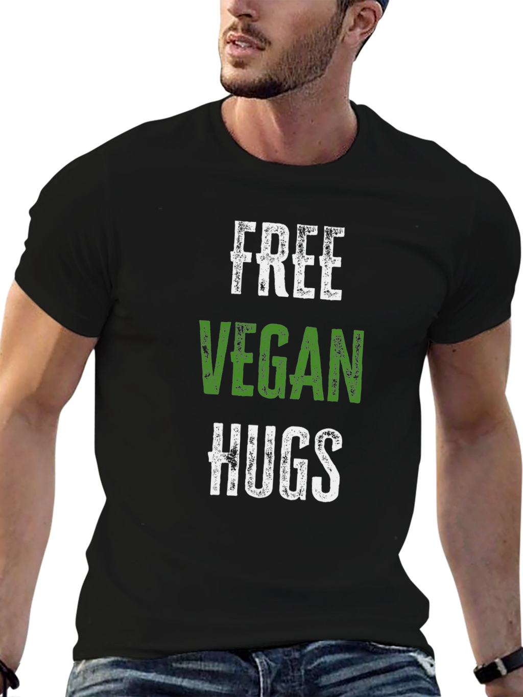 Free Vegan Hugs T-Shirt - Soft Cotton Tee