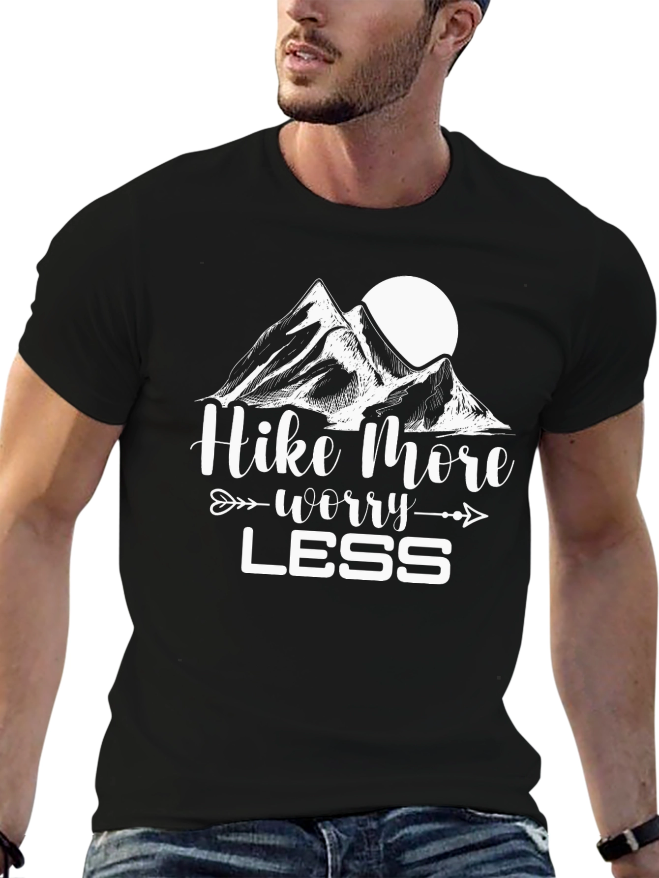 Hike More Worry Less Graphic T-Shirt