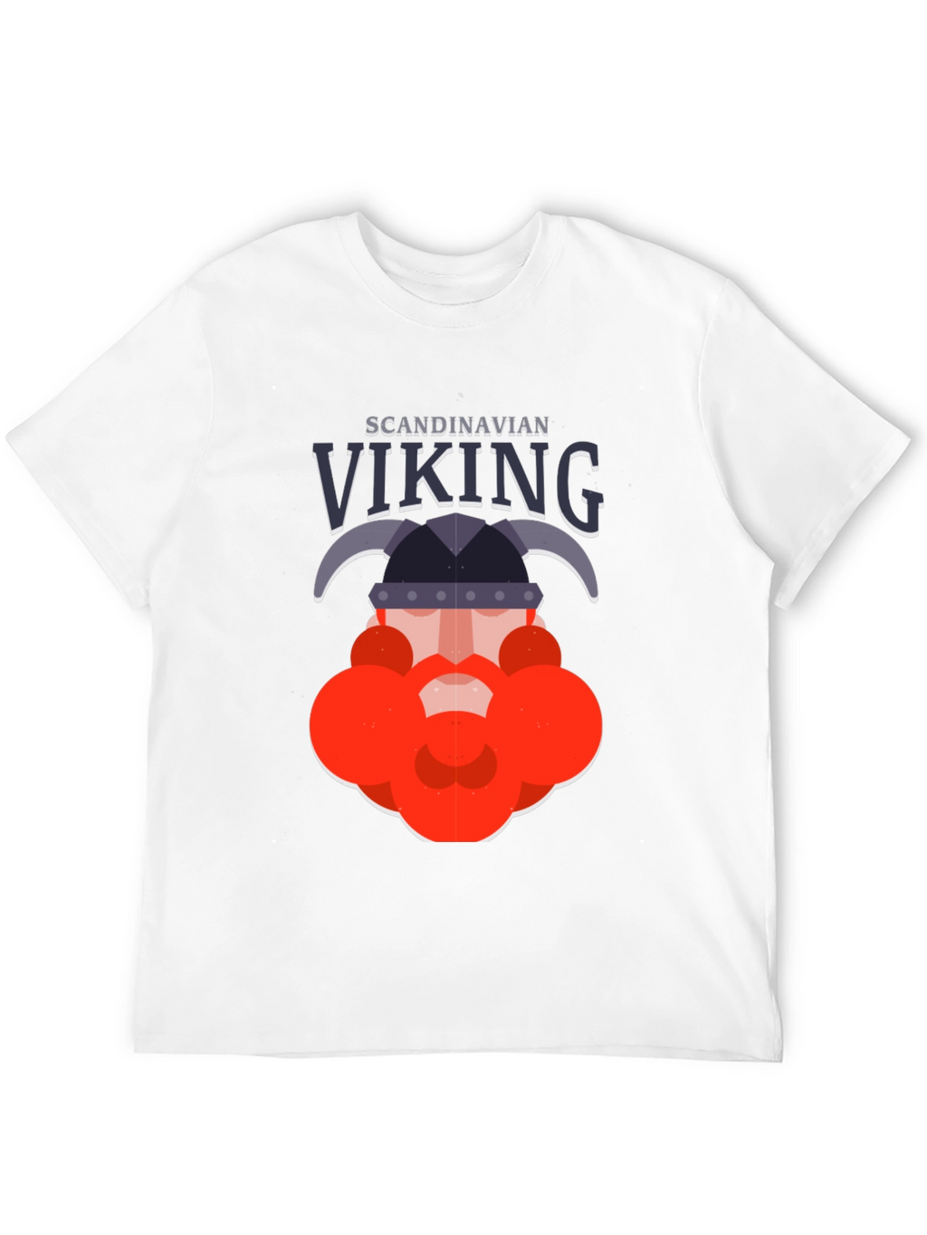 Scandinavian Viking Graphic Tee - Bold Black Shirt