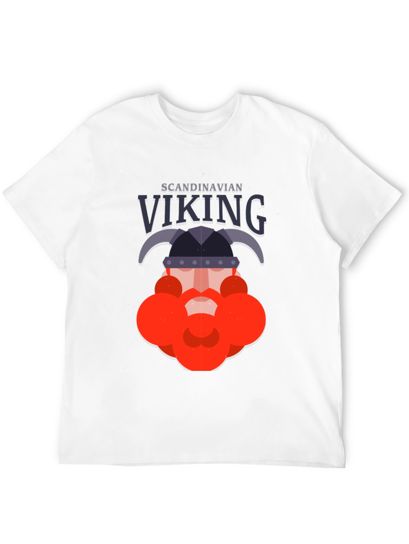 Scandinavian Viking Graphic Tee - Bold Black Shirt