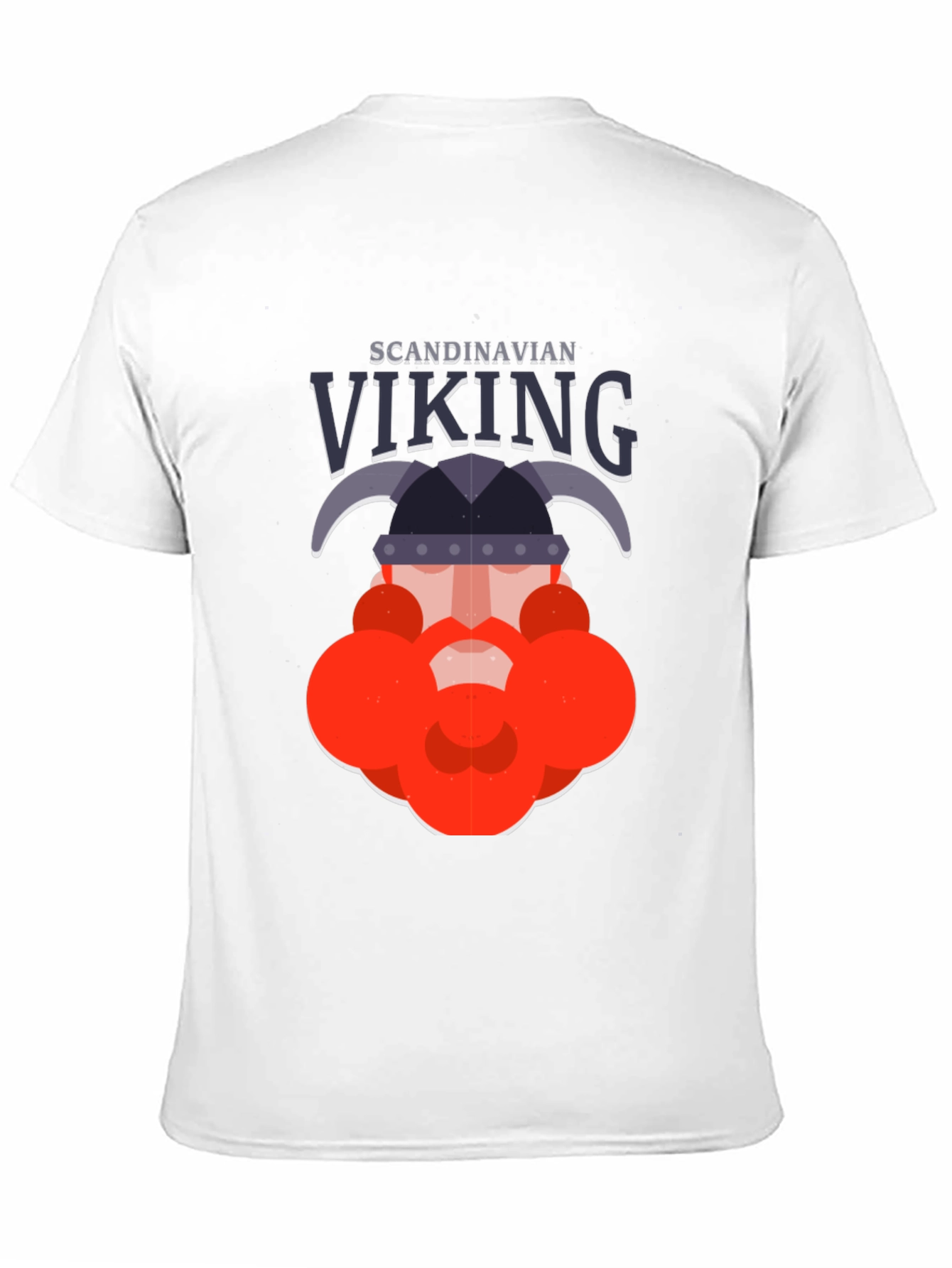 Scandinavian Viking Graphic Tee - Bold Black Shirt