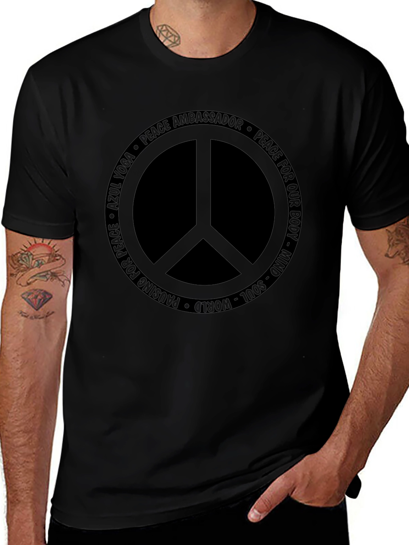 Peace Ambassador T-Shirt - Mind Body Soul