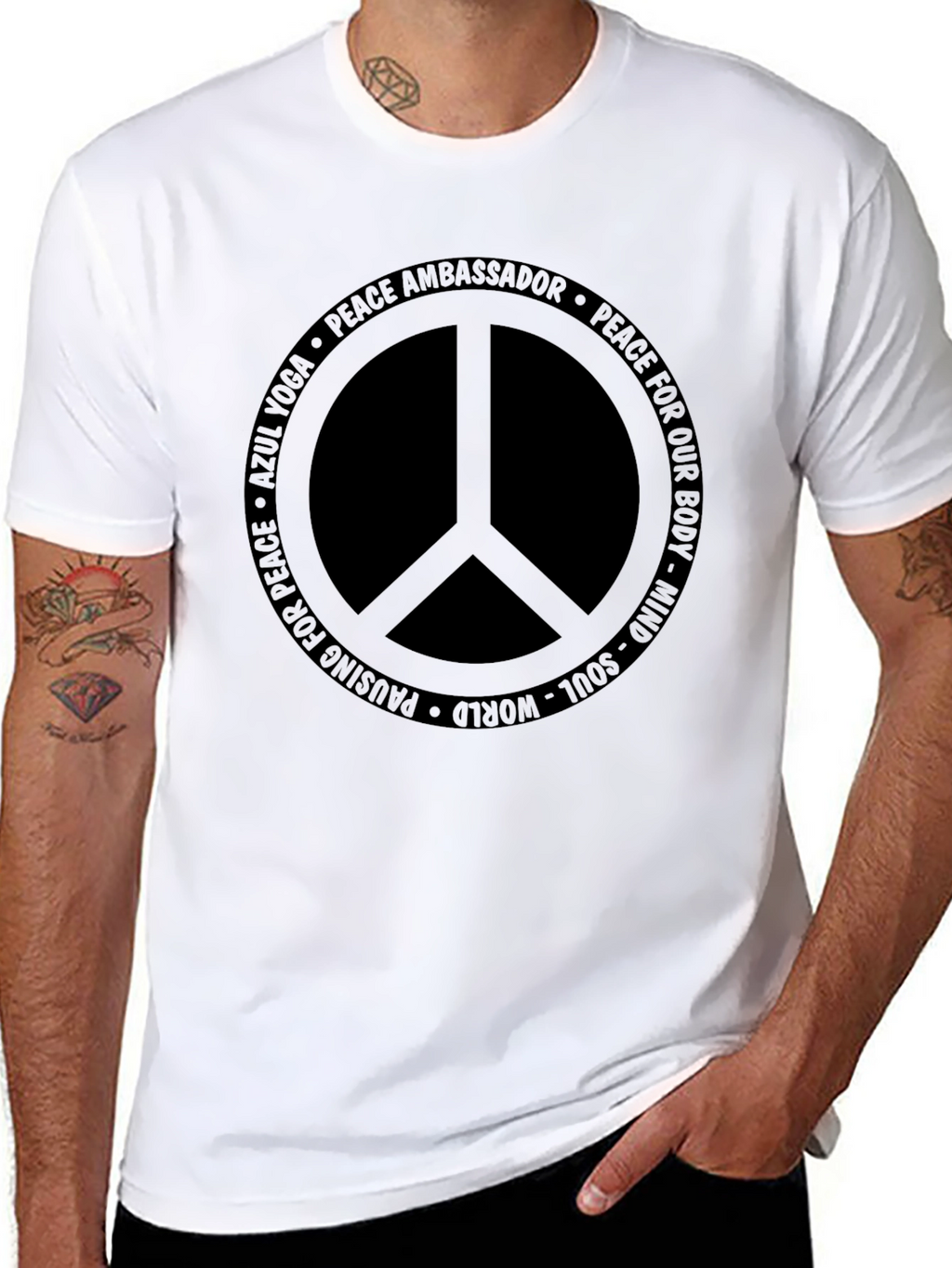 Peace Ambassador T-Shirt - Mind Body Soul