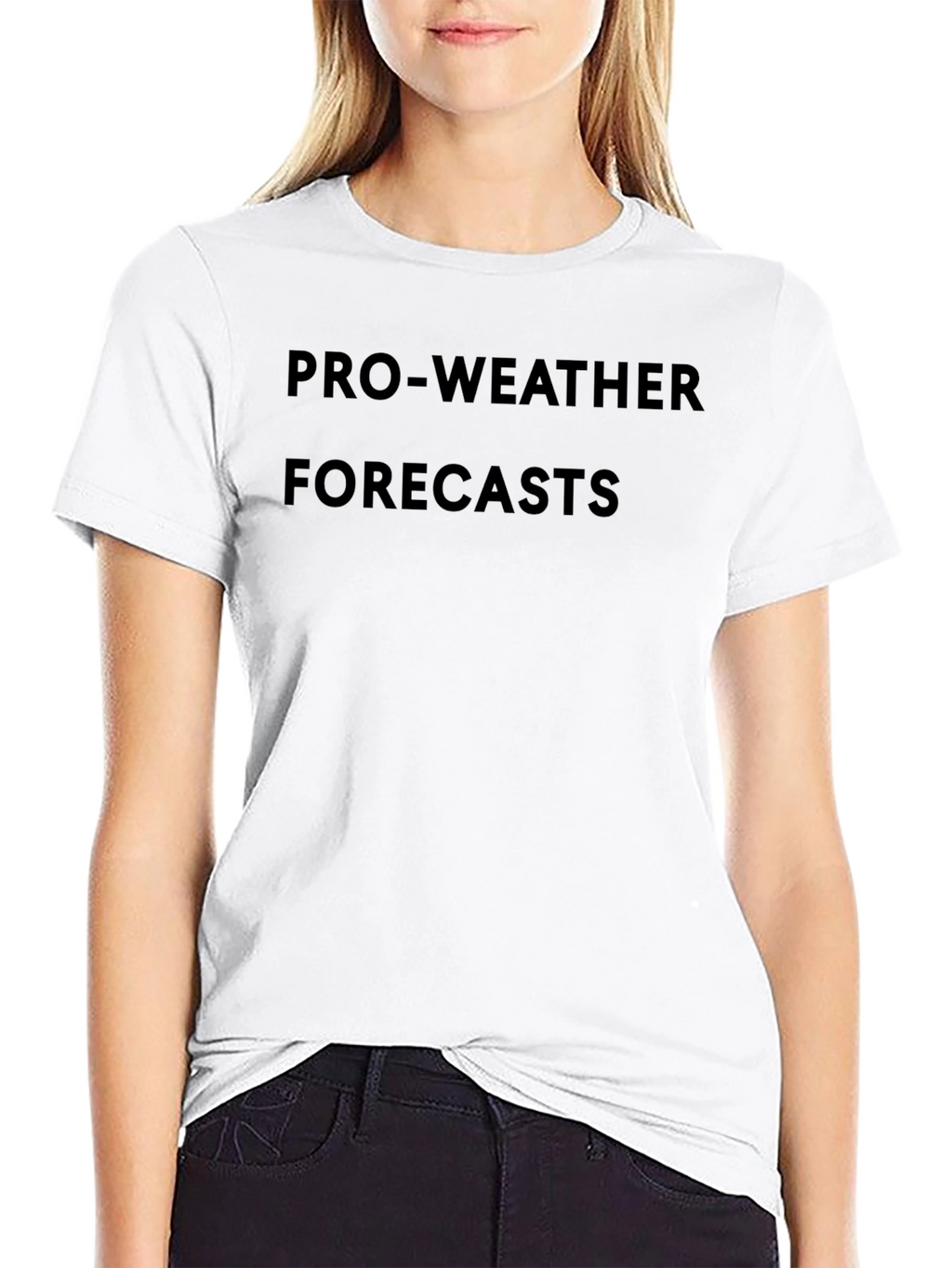 Pro-Weather Forecasts Black Graphic Tee