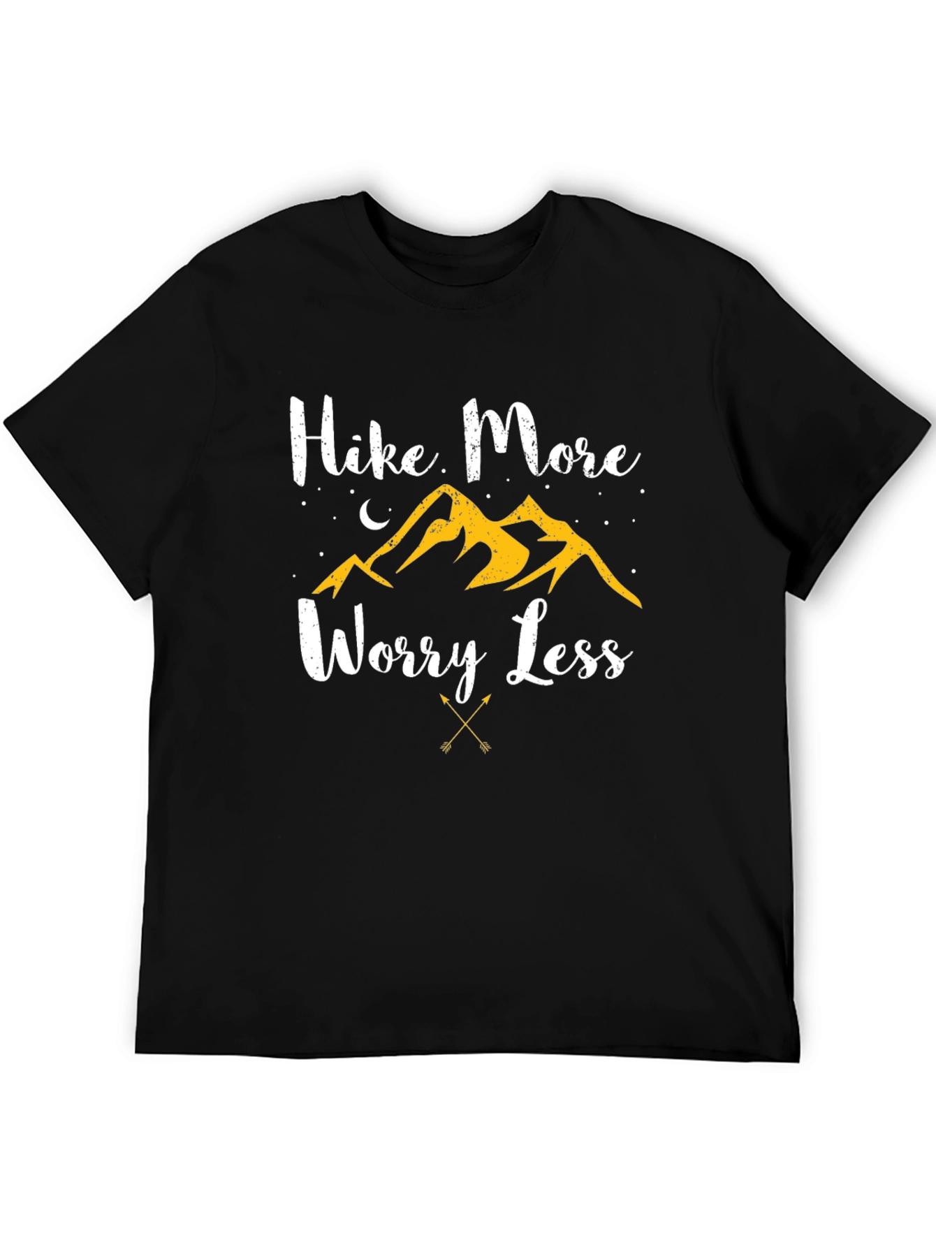 Hike More Worry Less Graphic Tee - Adventure Awaits