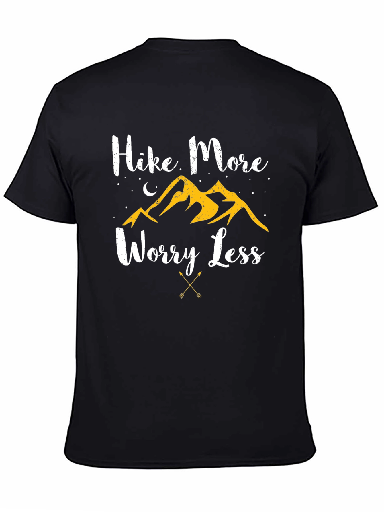 Hike More Worry Less Graphic Tee - Adventure Awaits