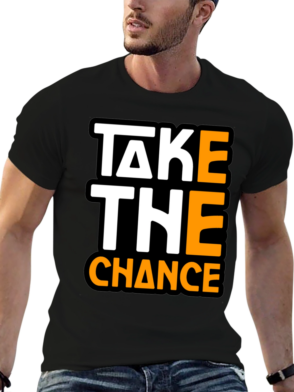 Take The Chance Graphic Tee - Bold Statement Shirt