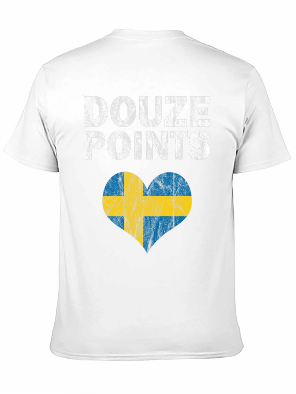 Douze Points Sweden Heart Flag T-Shirt