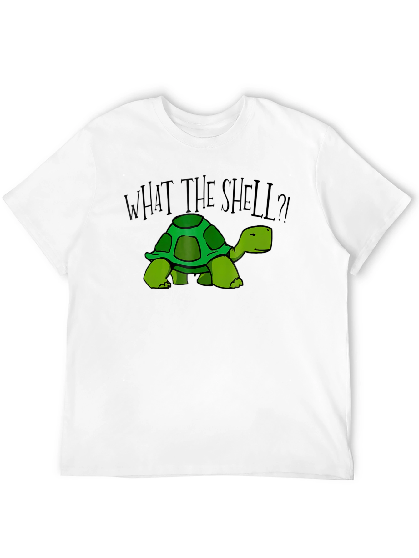 What the Shell? Turtle Graphic Tee - Black