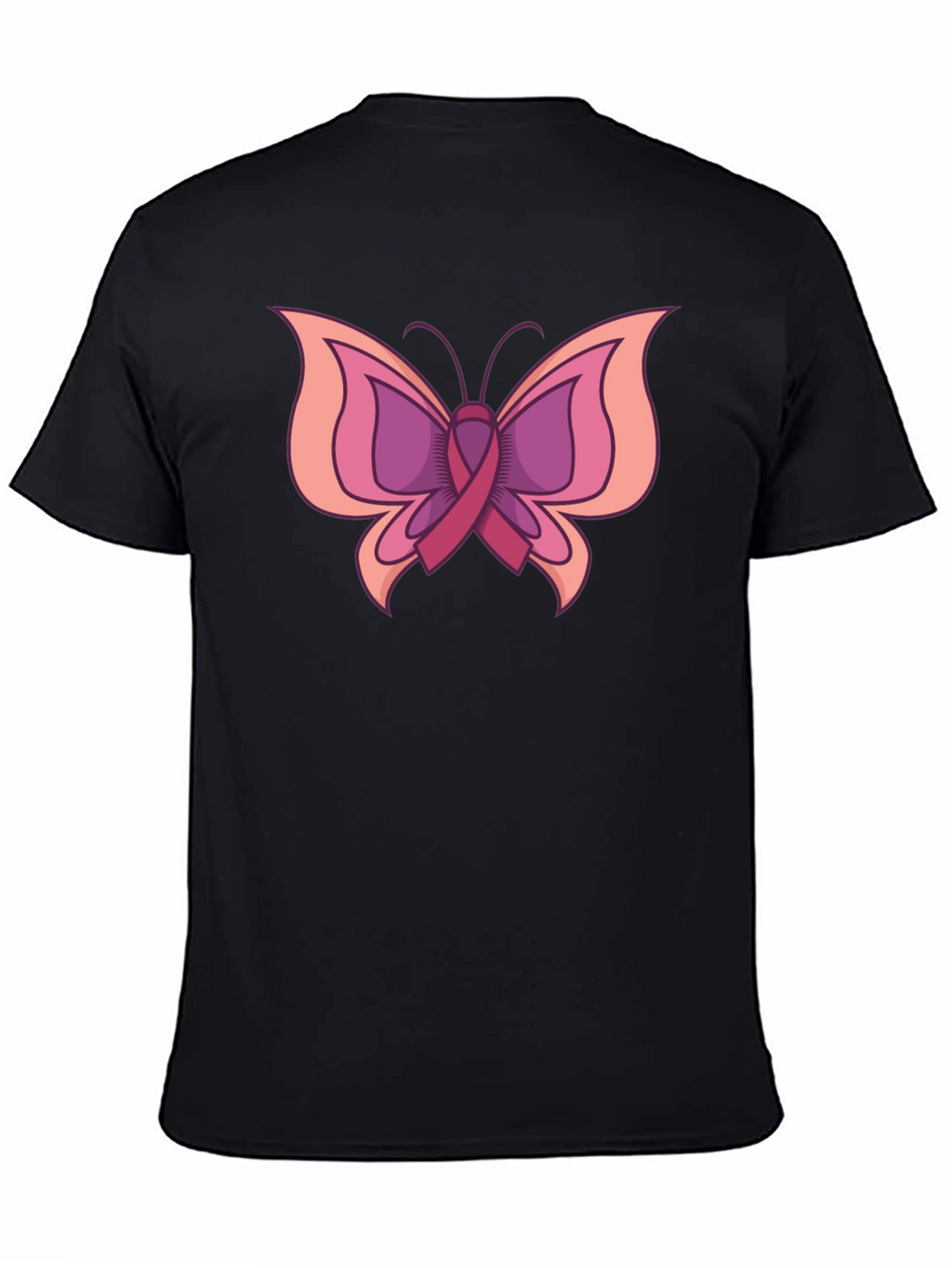 Butterfly Breast Cancer Awareness T-Shirt