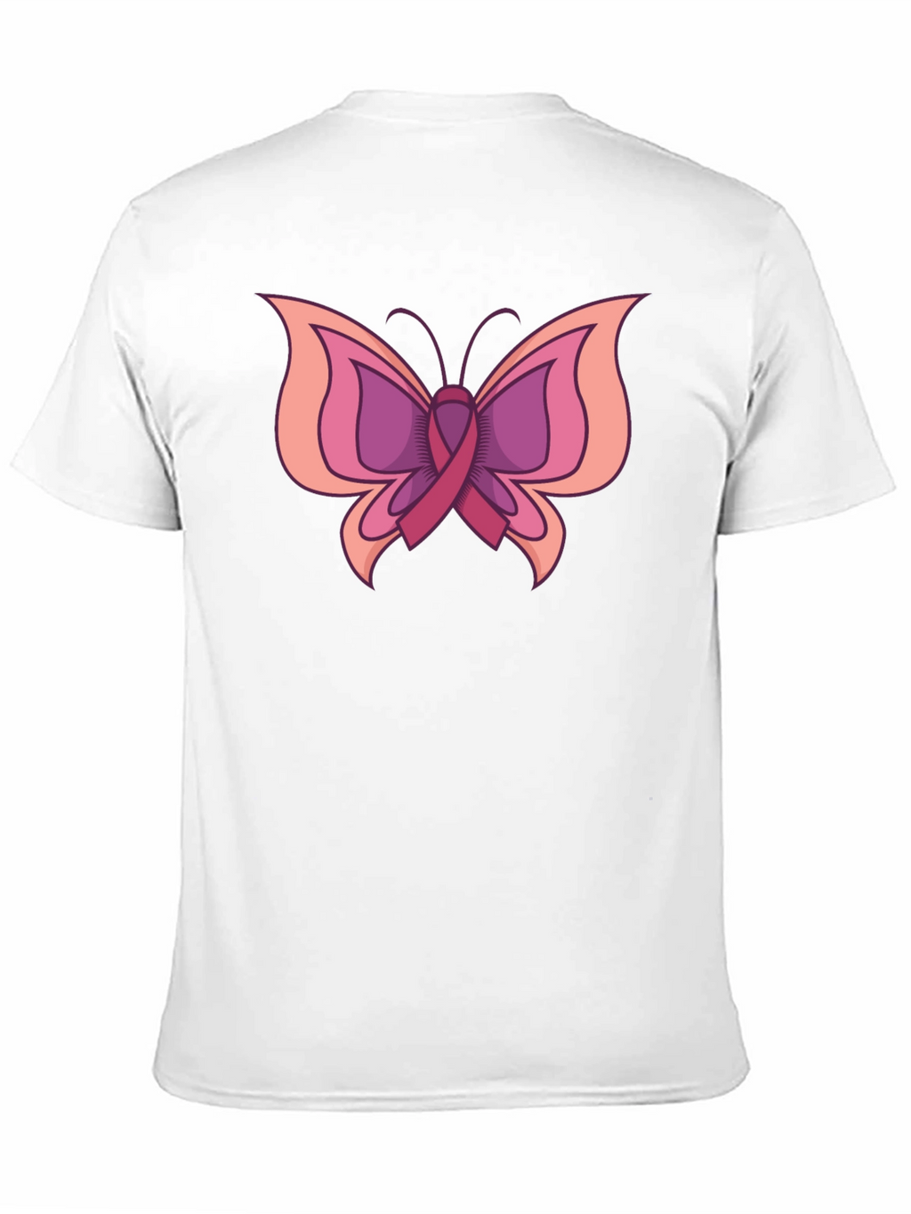 Butterfly Breast Cancer Awareness T-Shirt