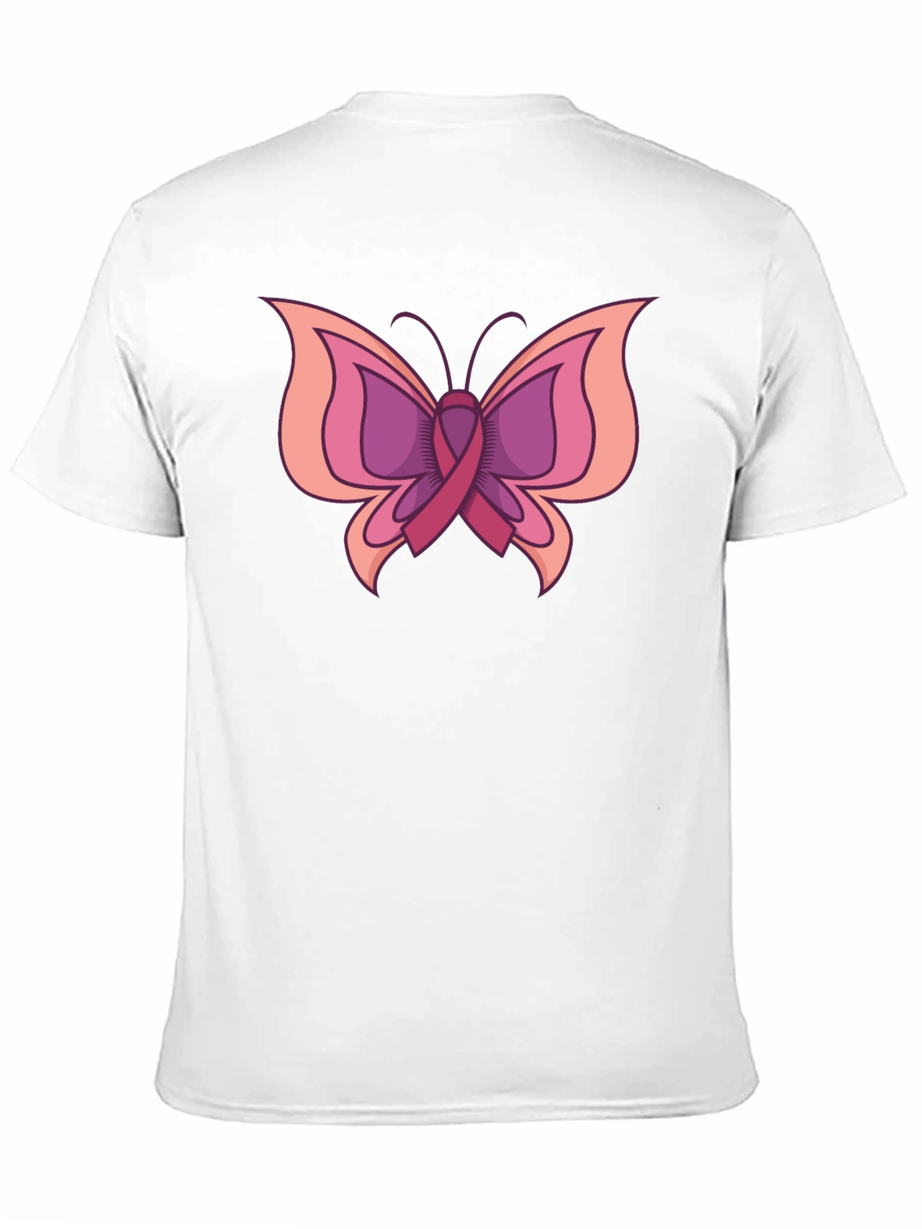 Butterfly Breast Cancer Awareness T-Shirt