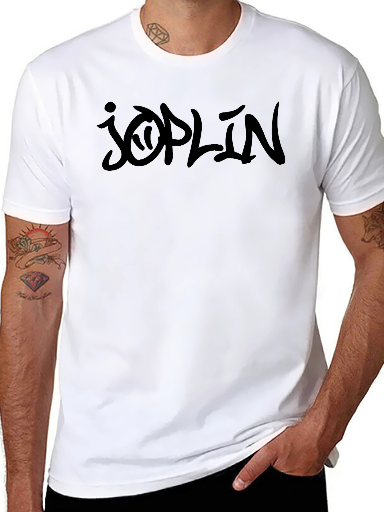 Joplin Graphic Tee - Soft Cotton Blend