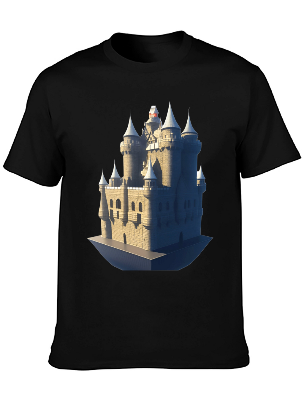Castle Graphic Tee - Medieval Fortress T-Shirt