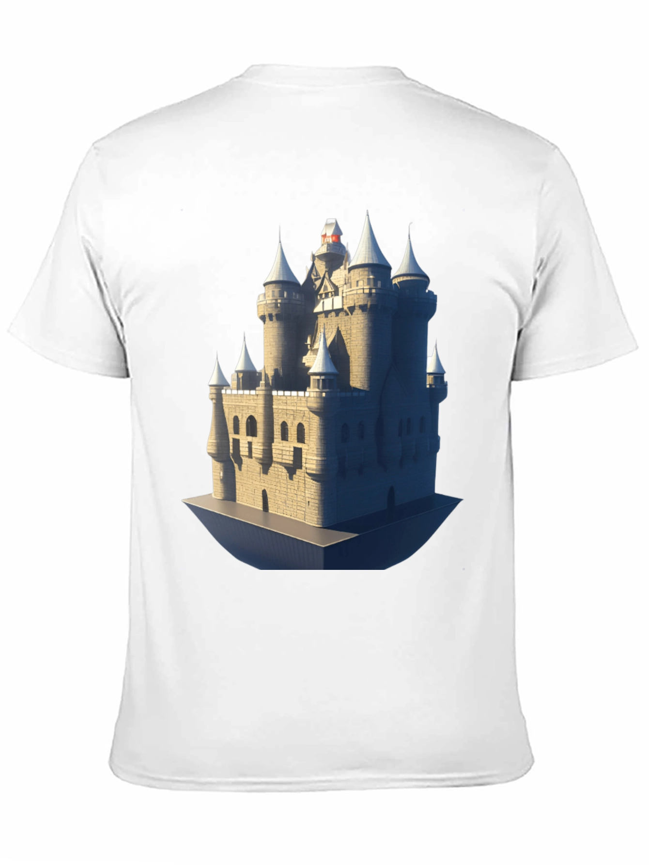 Castle Graphic Tee - Medieval Fortress T-Shirt