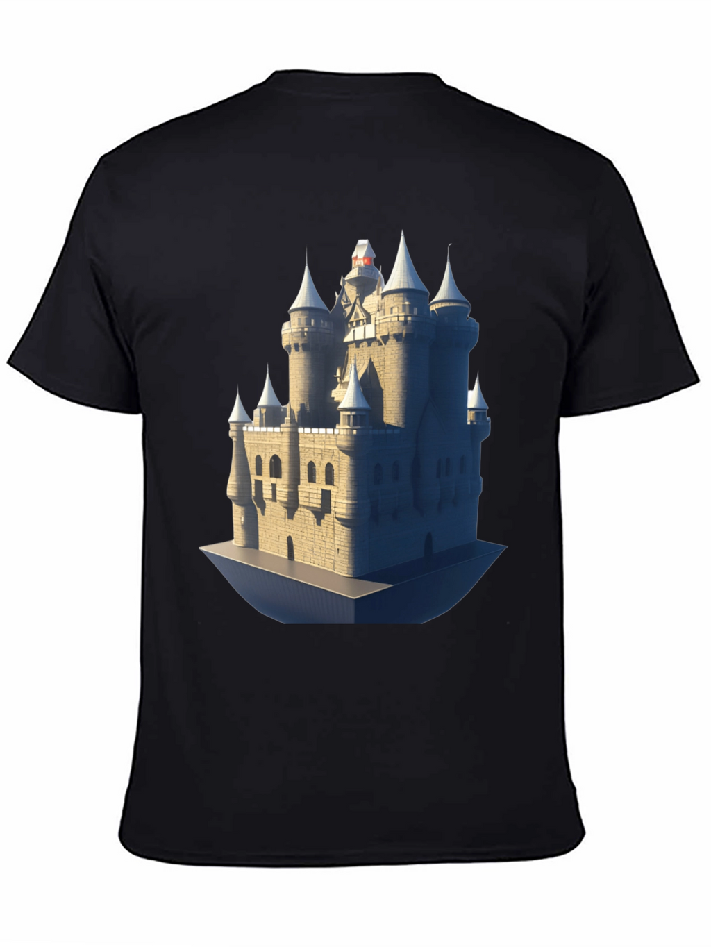 Castle Graphic Tee - Medieval Fortress T-Shirt