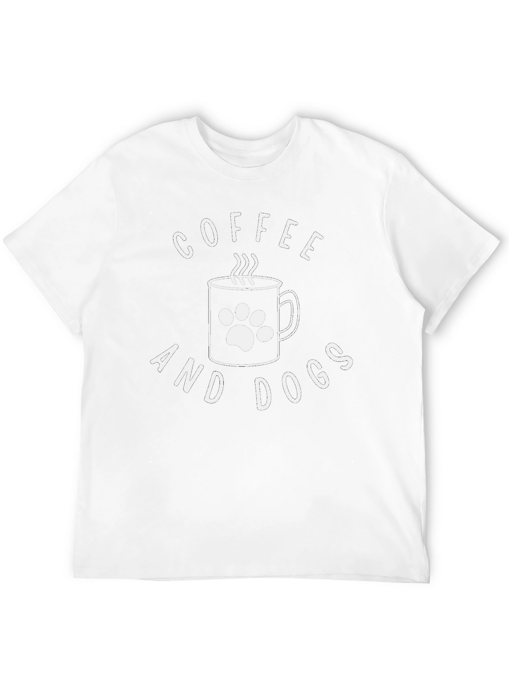 Coffee and Dogs Graphic T-Shirt