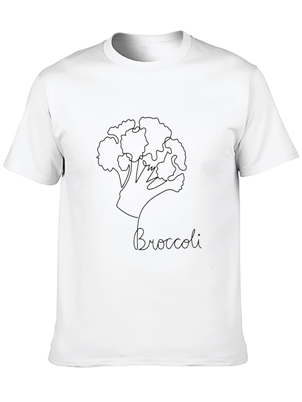 Broccoli T-Shirt - Minimalist Vegetable Tee