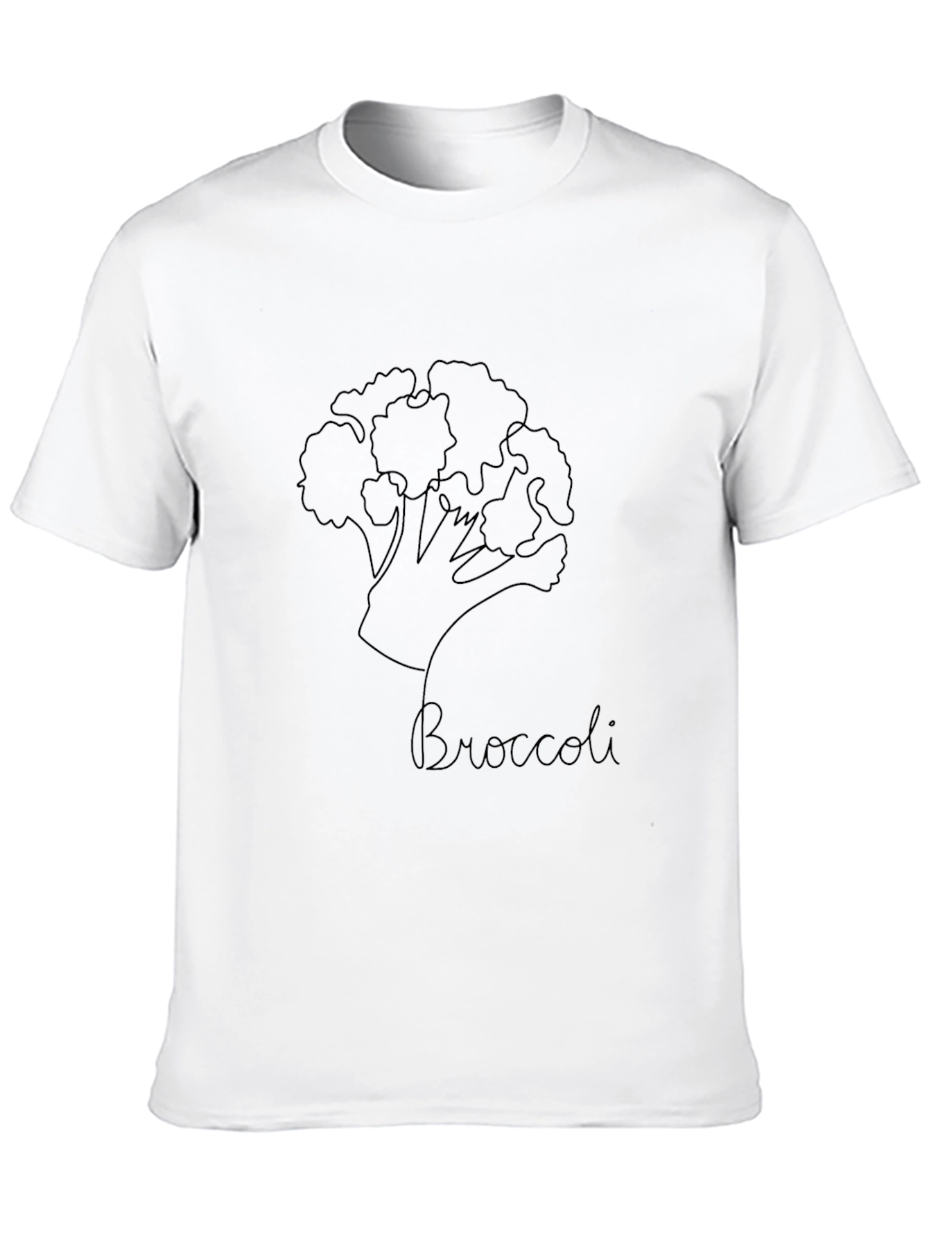 Broccoli T-Shirt - Minimalist Vegetable Tee