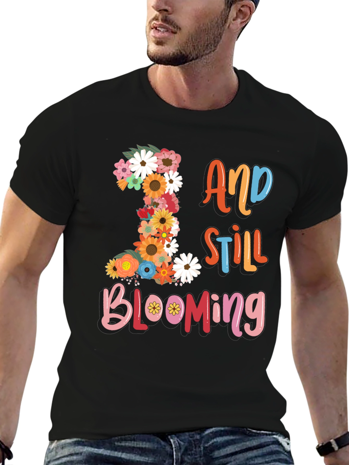 Floral Birthday T-Shirt - 1 And Still Blooming