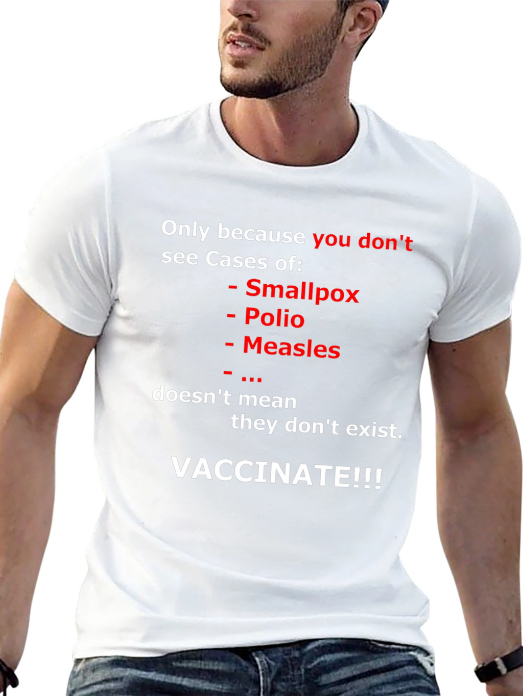 Vaccinate T-Shirt: Prevent Disease