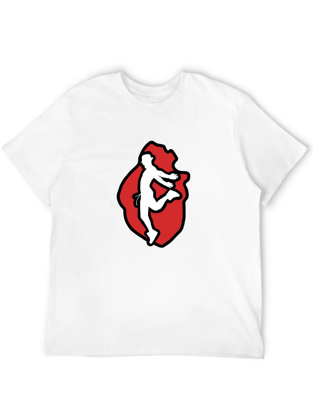 Black T-Shirt with Dancer Graphic