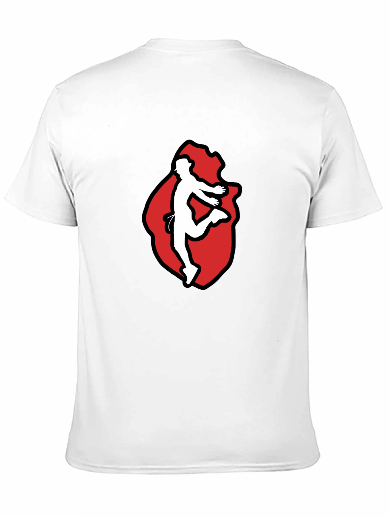 Black T-Shirt with Dancer Graphic
