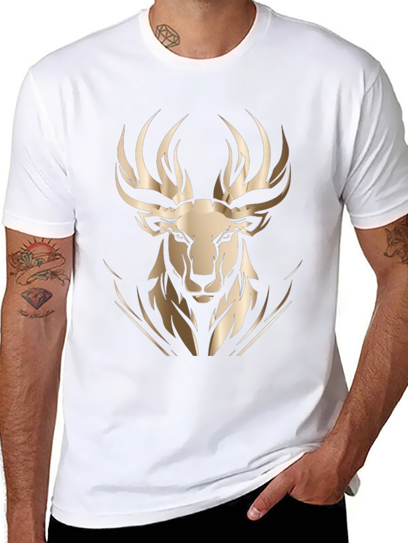 Golden Stag Graphic Tee