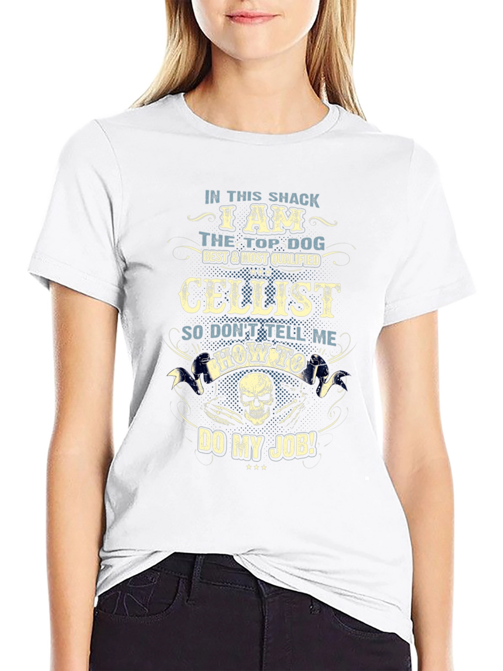 Cellist Top Dog Graphic T-Shirt