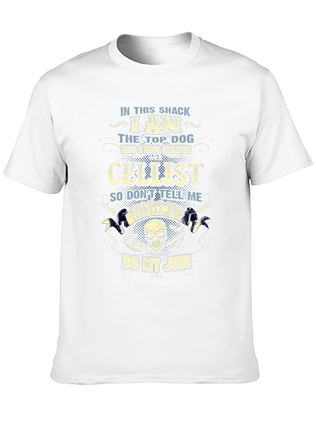 Cellist Top Dog Graphic T-Shirt