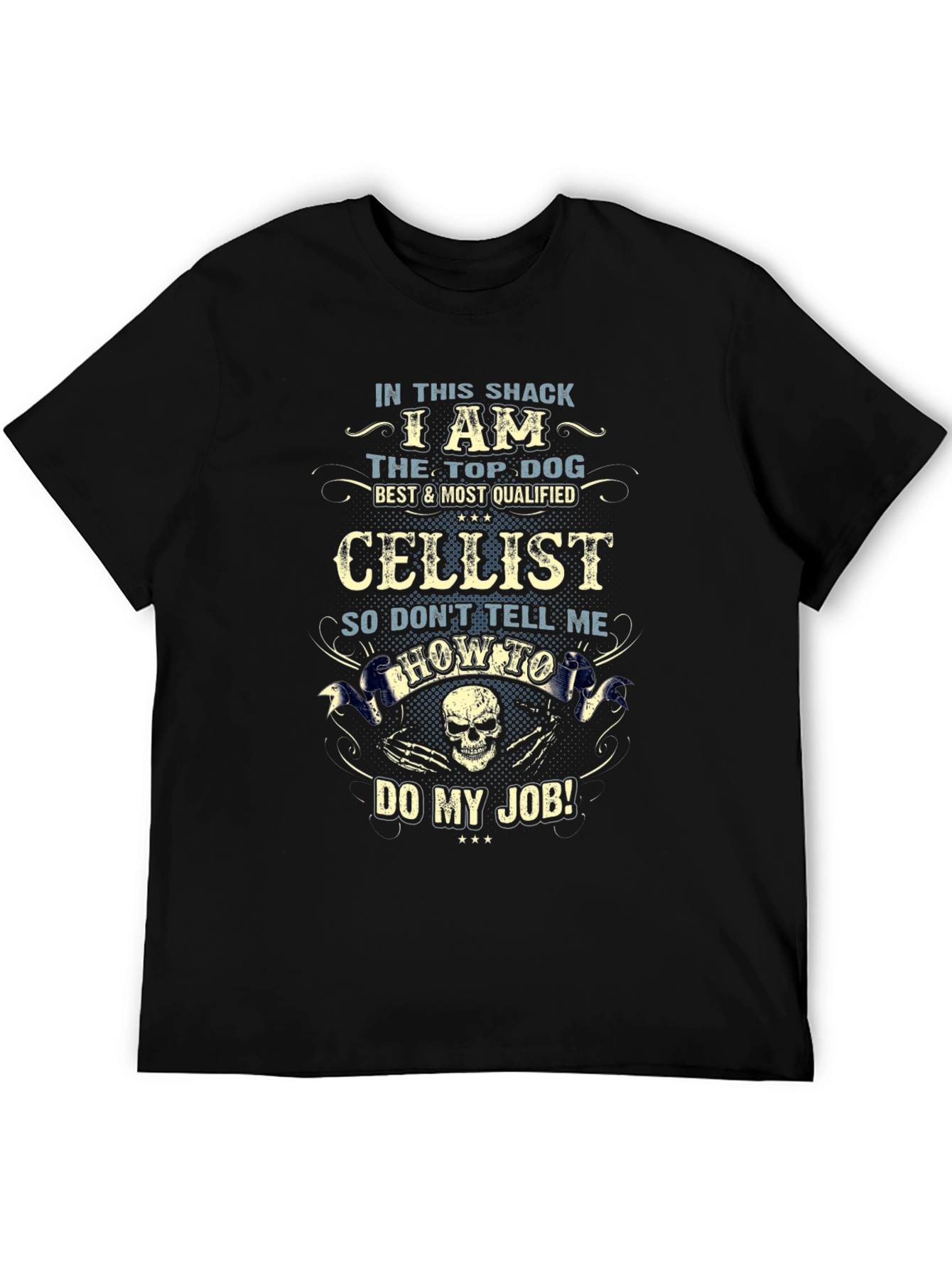Cellist Top Dog Graphic T-Shirt