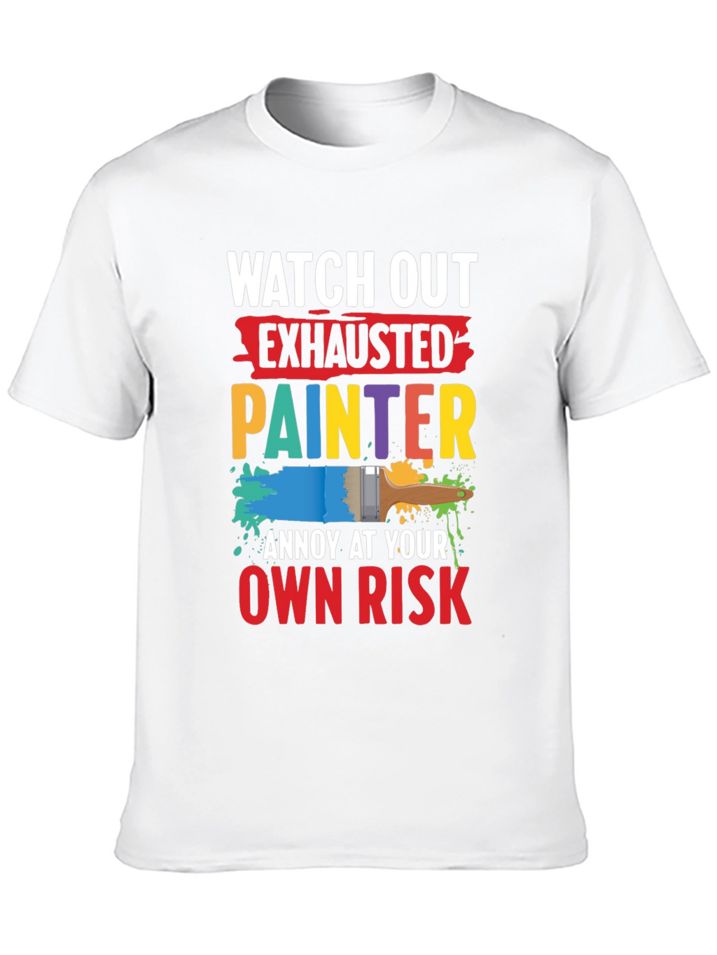 Exhausted Painter Graphic T-Shirt