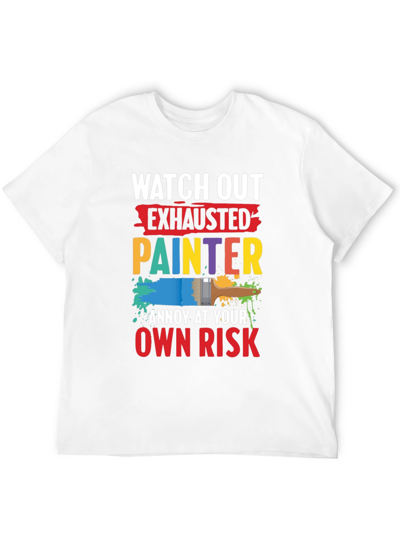 Exhausted Painter Graphic T-Shirt